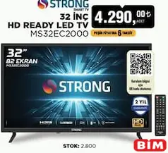 STRONG MS32EC2000 32 İNÇ HD READY TV TELEVİZYON